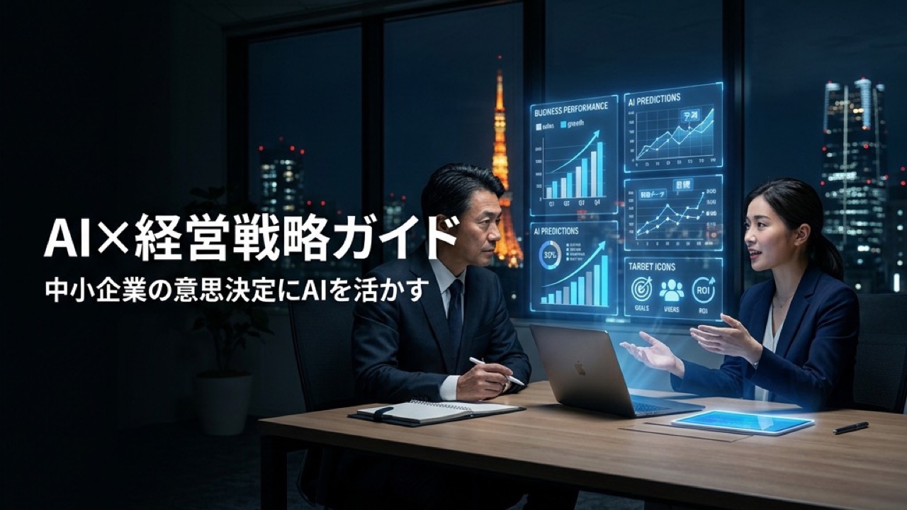AI×経営戦略ガイド2026｜中小企業の意思決定にAIを活かす方法