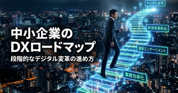 中小企業のDXロードマップ｜AI活用を含む段階的なデジタル変革の進め方