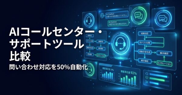 AIコールセンター・カスタマーサポートツール比較2026