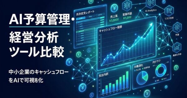 AI予算管理・経営分析ツール比較2026