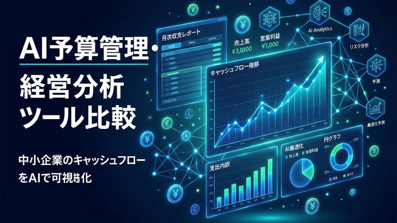AI予算管理・経営分析ツール比較2026