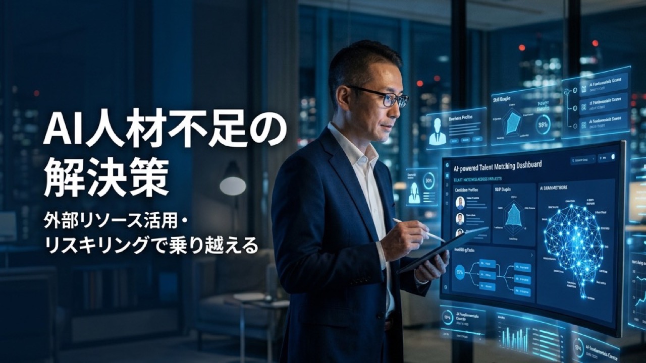 AI人材不足の解決策2026