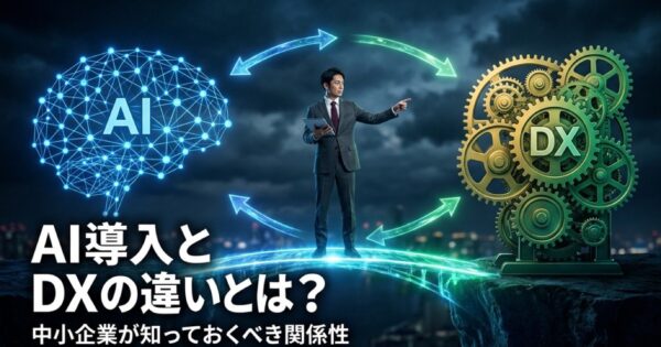 AI導入とDXの違いとは？中小企業が知っておくべき関係性と進め方