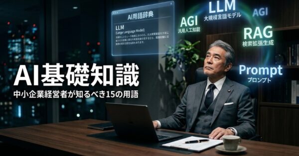 AI基礎知識｜中小企業経営者が知るべき15の用語
