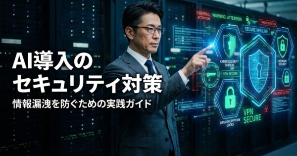 AI導入のセキュリティ対策｜情報漏洩を防ぐための実践ガイド