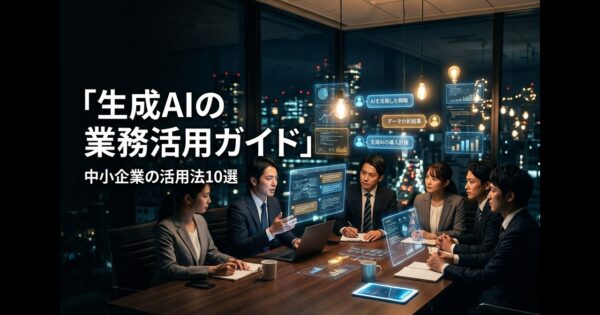 ChatGPT・生成AIの業務活用ガイド｜中小企業の活用法10選