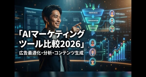 AIマーケティングツール比較2026｜広告最適化・分析・コンテンツ生成