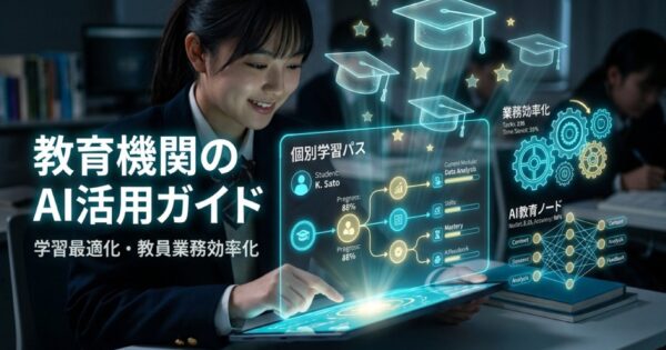 教育機関のAI活用ガイド2026｜学習個別最適化・教員業務効率化ツール5選
