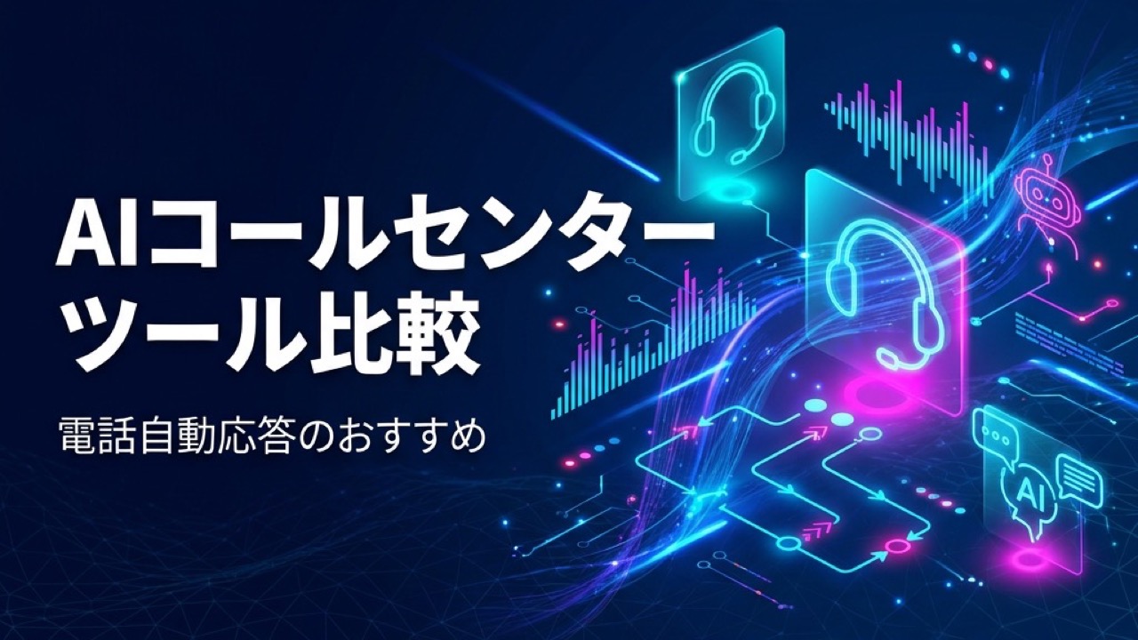 AIコールセンター・電話自動応答ツール比較2026｜IVR×AIで応対品質を向上