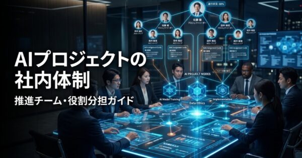AI導入プロジェクトの社内体制の作り方｜推進チーム・役割分担ガイド