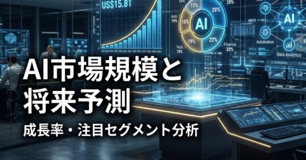 2026年版AI導入支援の市場規模と将来予測｜成長率・注目セグメント分析