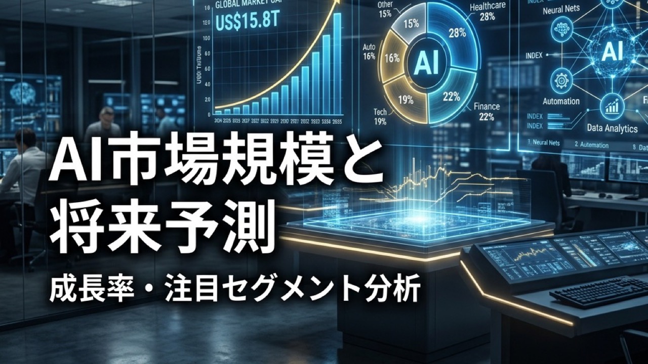 2026年版AI導入支援の市場規模と将来予測｜成長率・注目セグメント分析