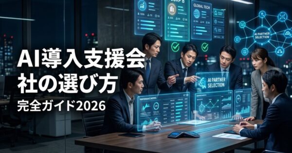AI導入支援会社の選び方 完全ガイド2026｜比較・見積もり・地域別おすすめまで