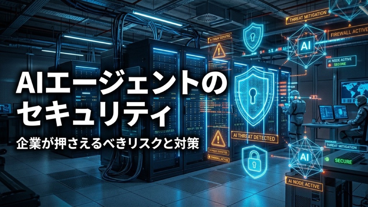 AIエージェントのセキュリティリスクと対策｜企業が押さえるべき5つのポイント