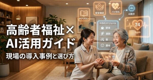 高齢者福祉×AI活用ガイド2026｜介護・福祉現場のAI導入事例と選び方