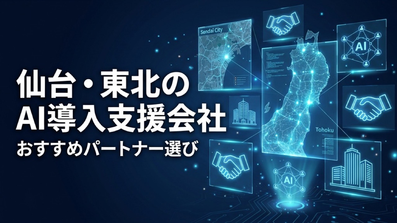 仙台・東北のAI導入支援会社おすすめ2026