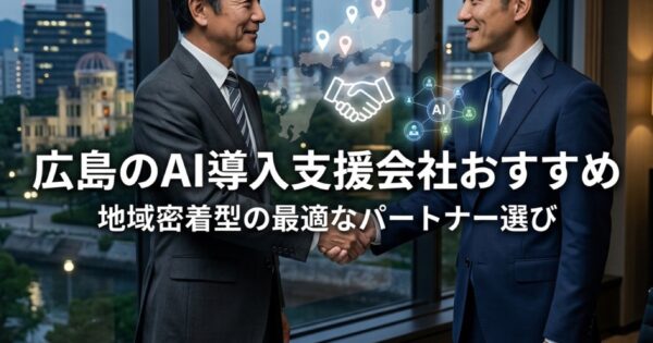 広島・中国地方のAI導入支援会社おすすめ2026｜地域密着型パートナー選び