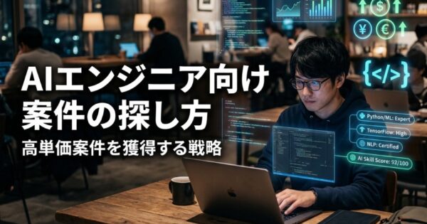 AIエンジニア・フリーランス案件の探し方2026｜高単価案件を獲得する5つの戦略