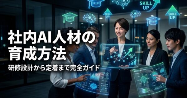 社内AI人材の育成方法｜研修プログラムの設計から定着まで完全ガイド